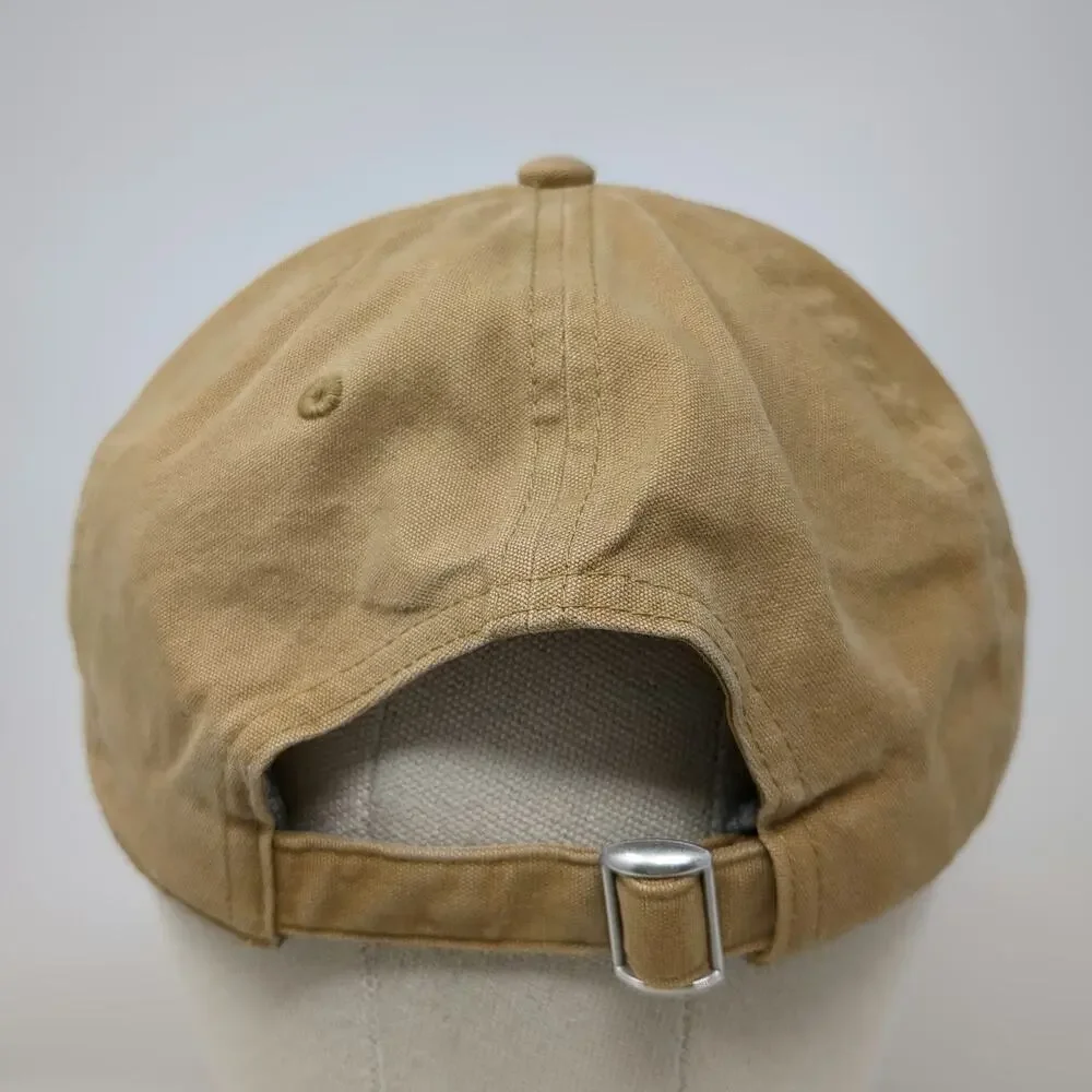 The North Face Baseball Cap Brown One Size Cotton Embroidered Logo Slideback Hat